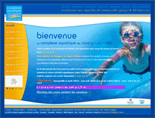 Tablet Screenshot of piscine-sanary.fr